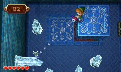 ALBW Ice Ruins Hookshot Small Key
